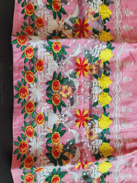 Pakistani linen Embroidered Salwar kameez Ready To Ship