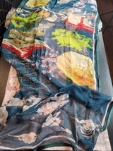 Pakistani linen Embroidered Salwar kameez Ready To Ship