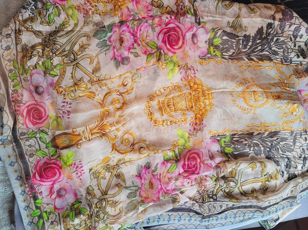 Pakistani linen Embroidered Salwar kameez Ready To Ship