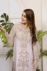 Adan's libas organza kurti 2020-100% Original Guaranteed