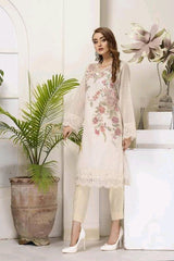 Adan's libas organza kurti-100% Original Guaranteed