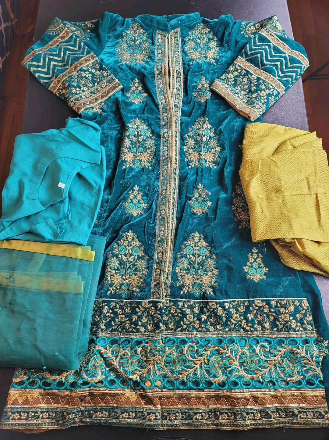 Pakistani Stitched Embroidery Party Wear Dresses Ready To Ship