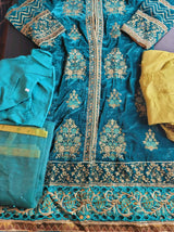 Pakistani Stitched Embroidery Party Wear Dresses Ready To Ship