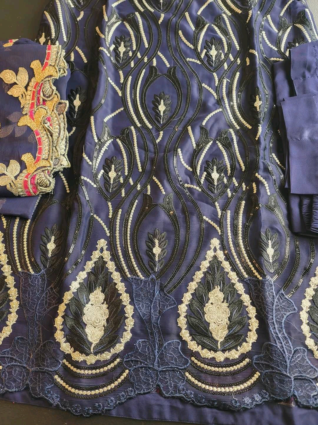 Pakistani Stitched Embroidery Party Wear Dresses Ready To Ship