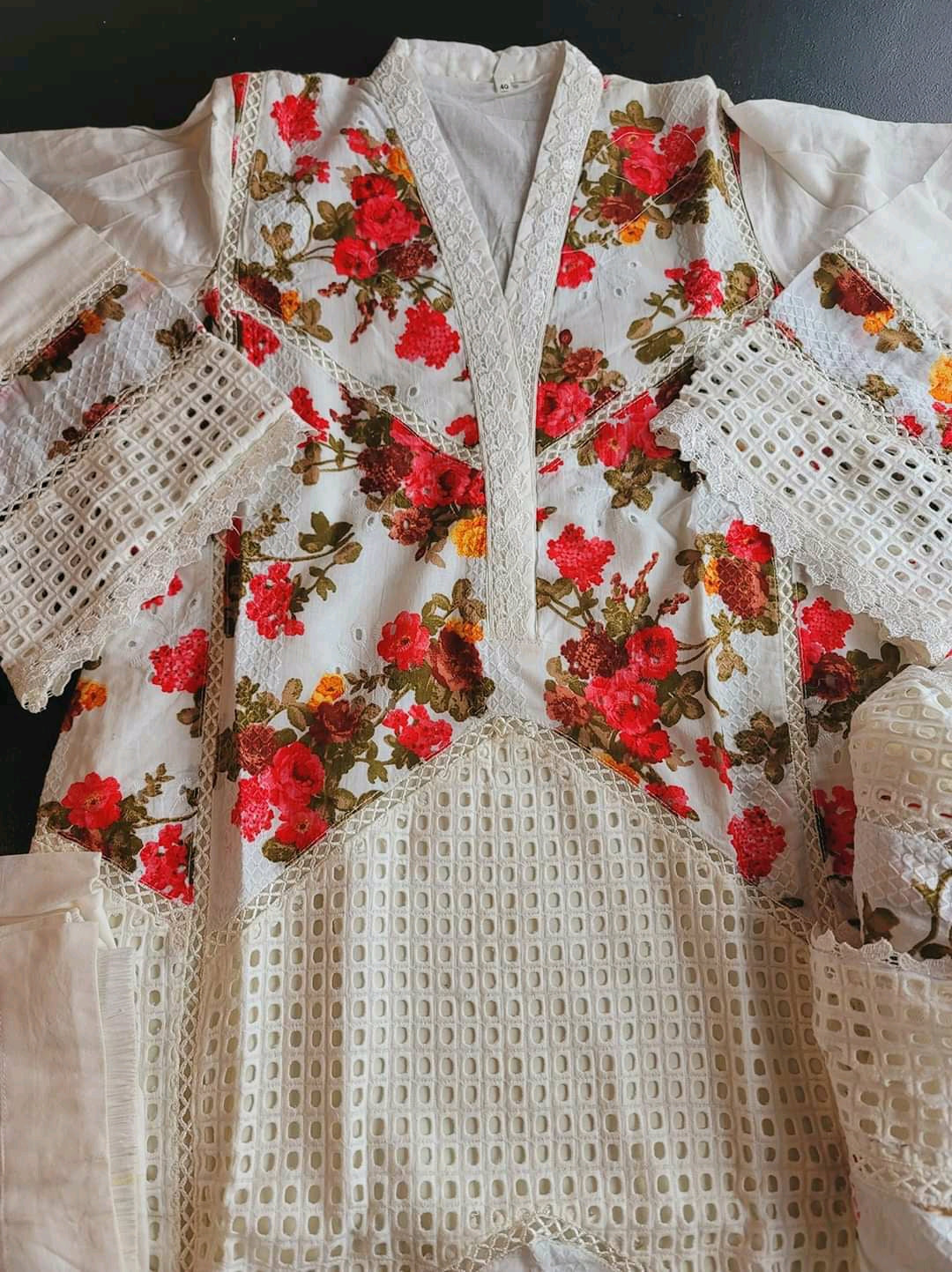 Pakistani Stitched Embroidery Lawn Suit Ready To Ship