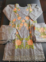 Pakistani Stitched Embroidery Party Wear Dresses Ready To Ship