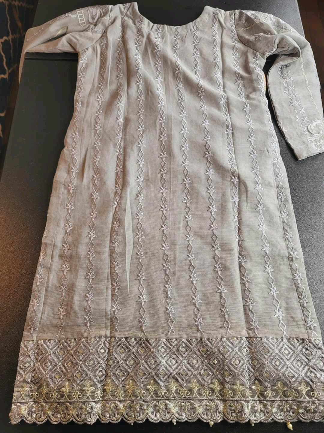 Pakistani Stitched Embroidery Party Wear Dresses Ready To Ship