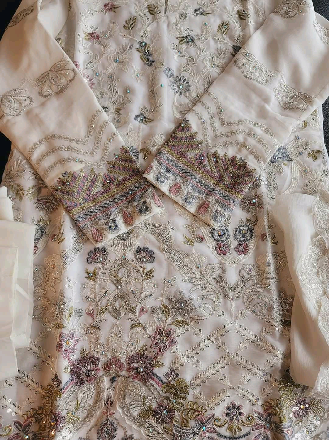 Pakistani Stitched Embroidery Party Wear Dresses Ready To Ship