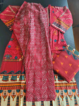 Pakistani linen Embroidered Salwar kameez Ready To Ship