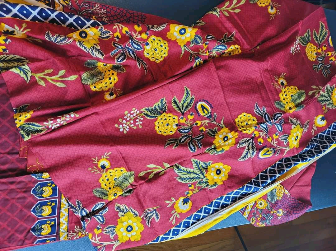 Pakistani linen Embroidered Salwar kameez Ready To Ship