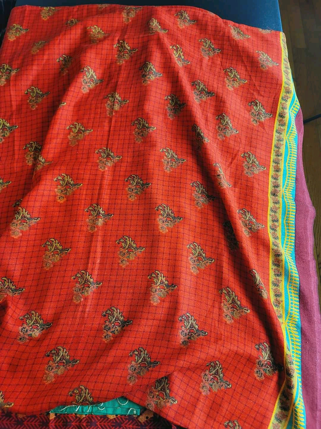 Pakistani linen Embroidered Salwar kameez Ready To Ship