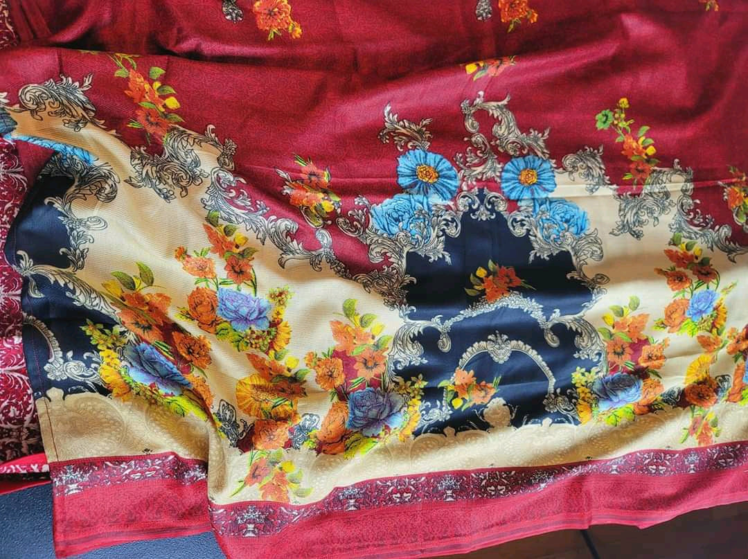 Pakistani linen Embroidered Salwar kameez Ready To Ship