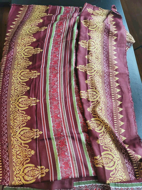 Pakistani linen Embroidered Salwar kameez Ready To Ship