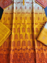 Pakistani linen Embroidered Salwar kameez Ready To Ship