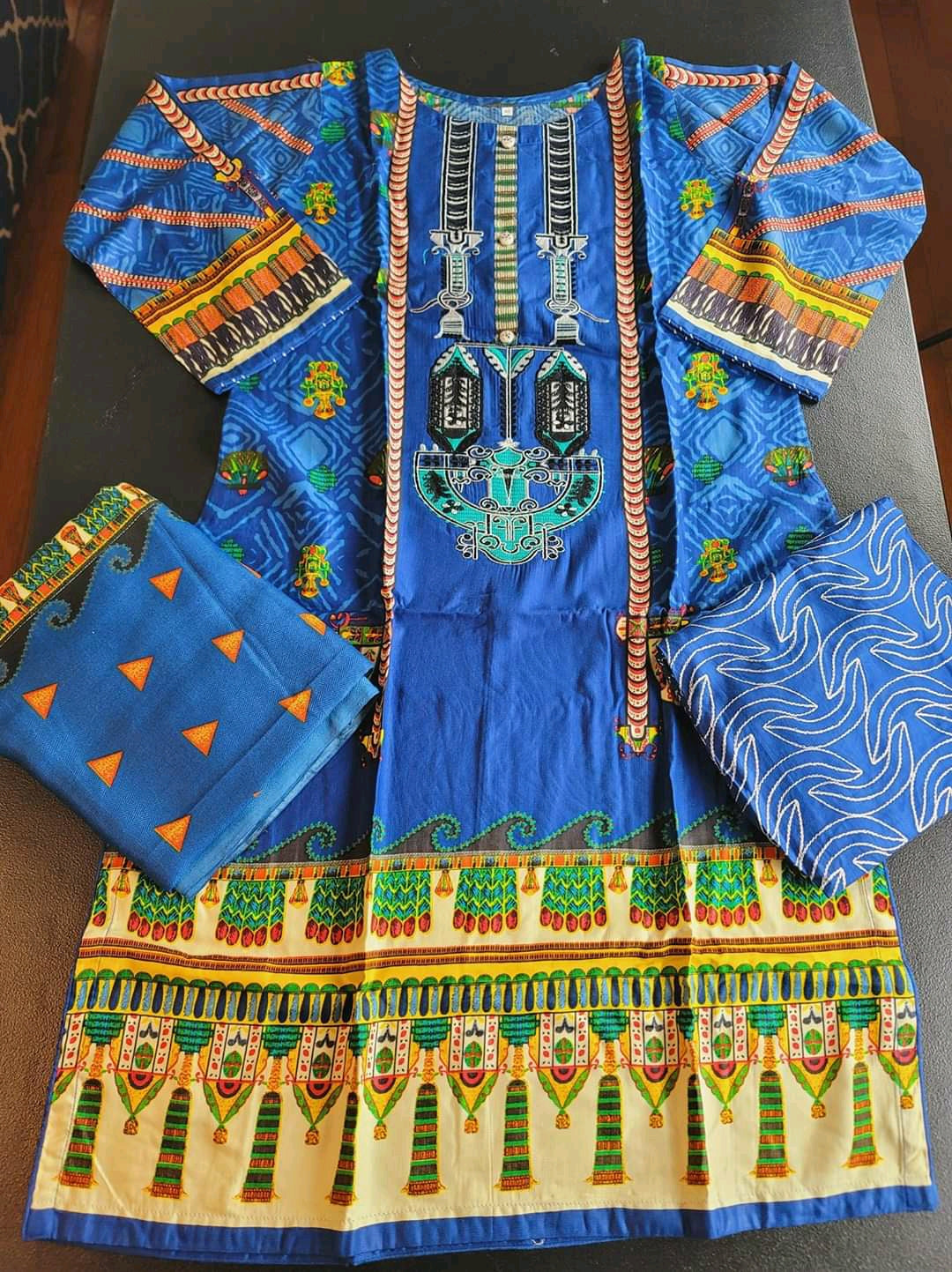 Pakistani linen Embroidered Salwar kameez Ready To Ship