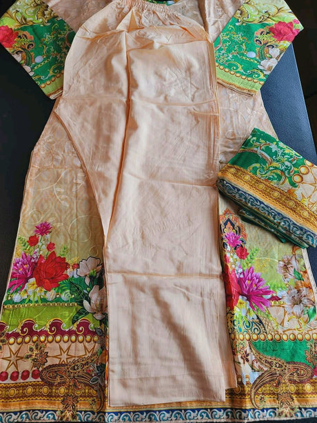 Pakistani Viscos Embroidered Salwar kameez Ready To Ship