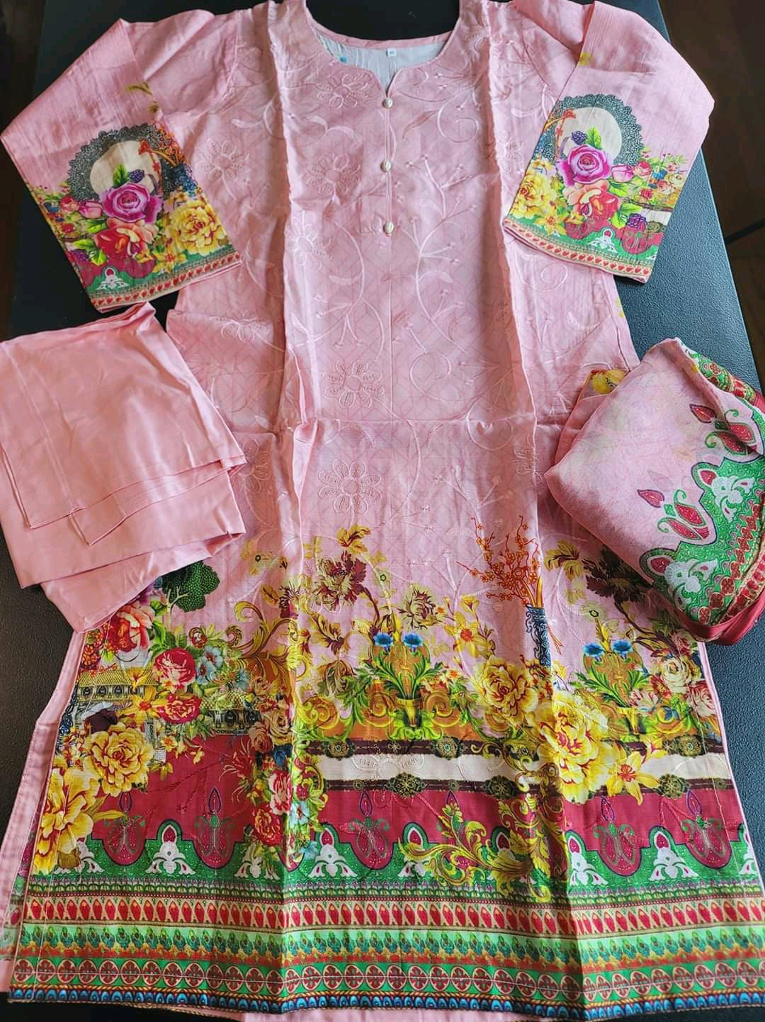 Pakistani Viscos Embroidered Salwar kameez Ready To Ship