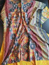 Pakistani linen Embroidered Salwar kameez Ready To Ship
