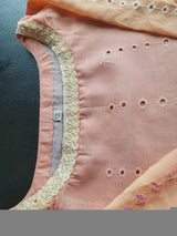 Indian Cotton Stitched Embroidery Suit Ready To Ship
