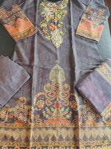 Pakistani linen Embroidered Salwar kameez Ready To Ship