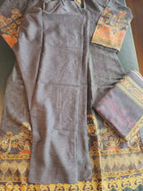 Pakistani linen Embroidered Salwar kameez Ready To Ship