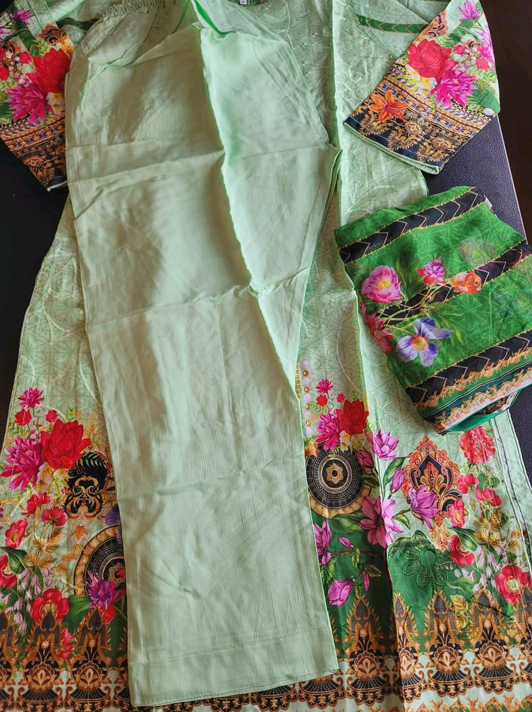 Pakistani Viscos Embroidered Salwar kameez Ready To Ship