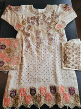 Pakistani Stitched Embroidery Party Wear Dresses Ready To Ship