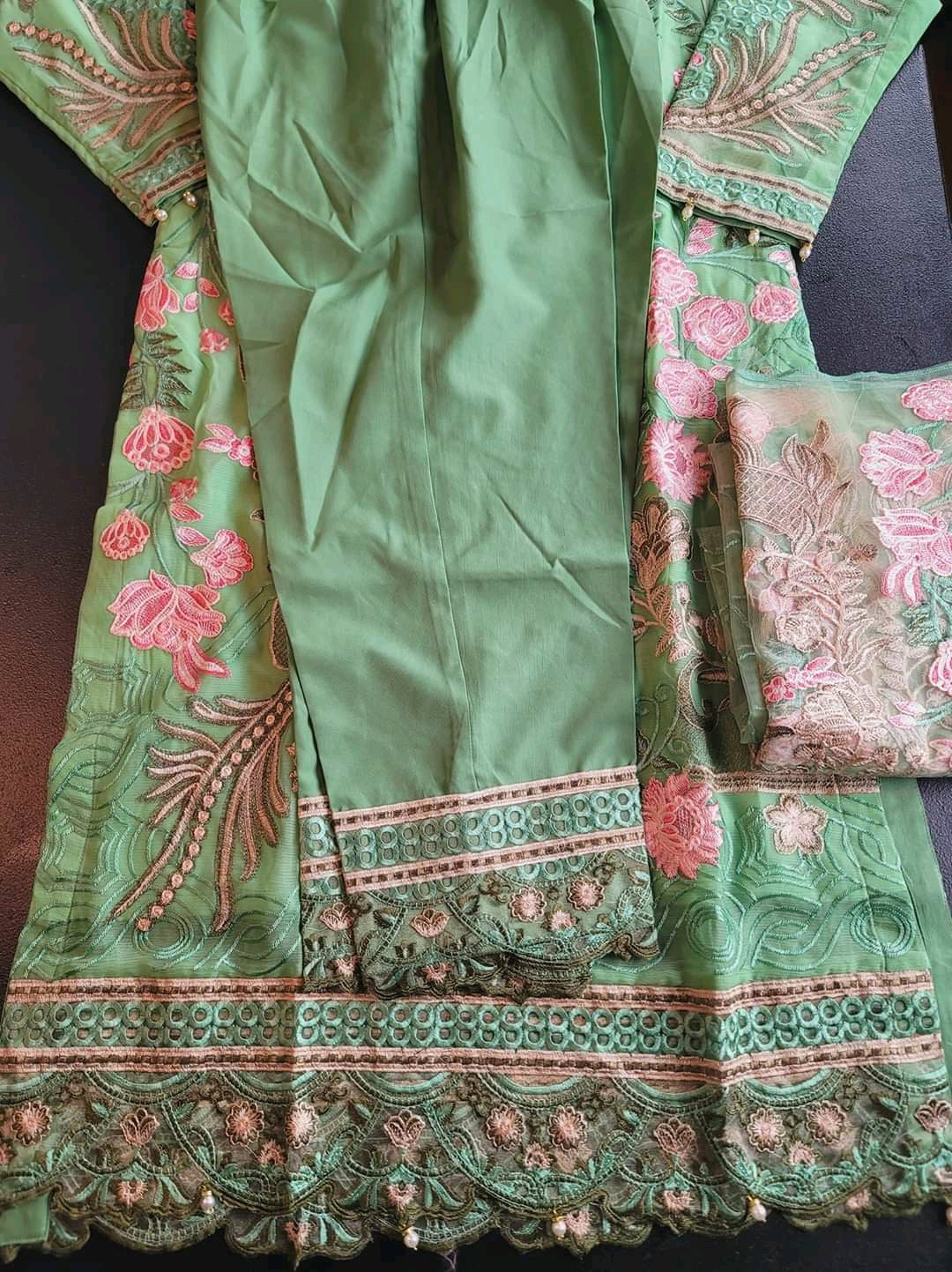 Pakistani Stitched Embroidery Party Wear Dresses Ready To Ship