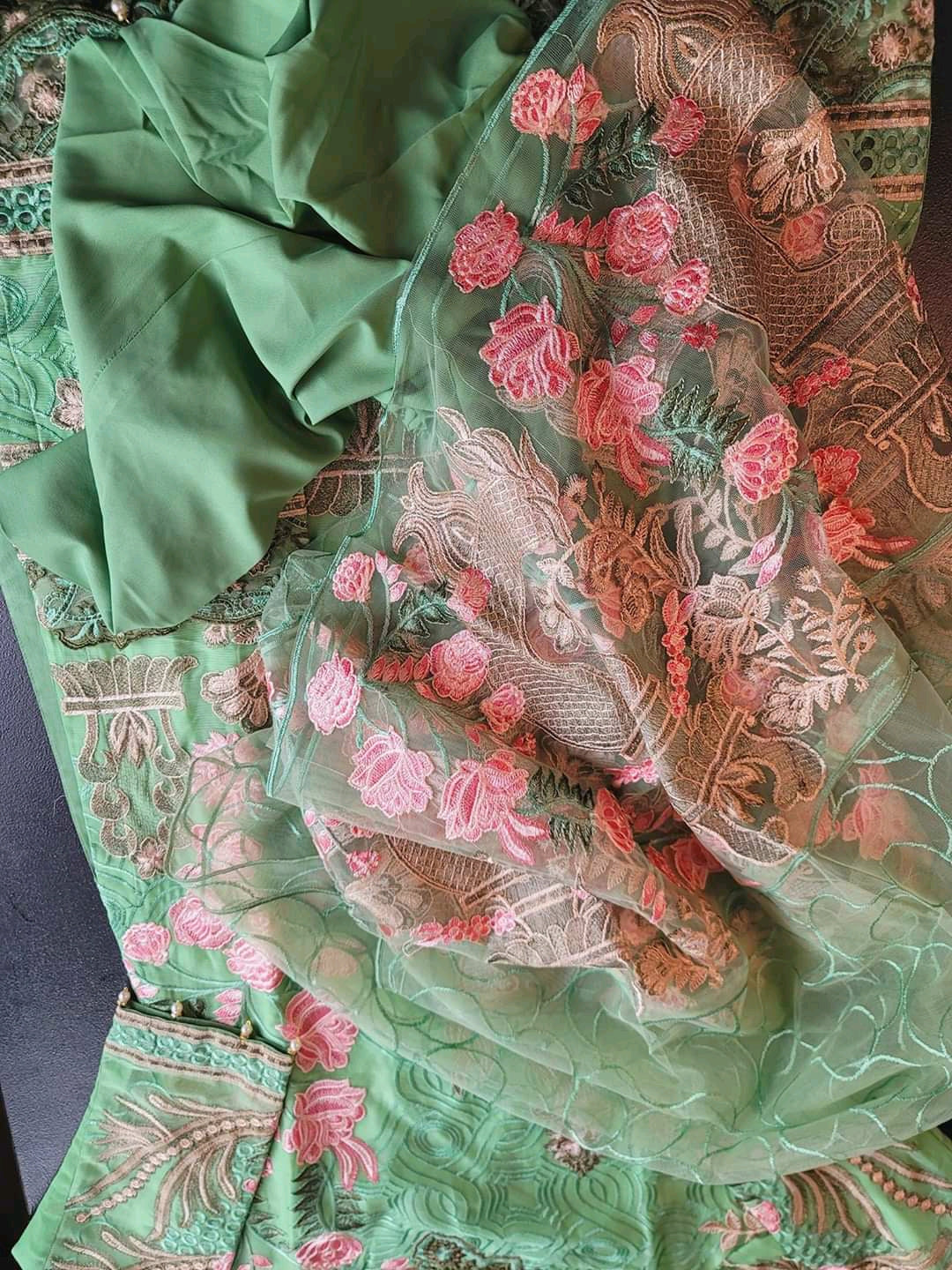 Pakistani Stitched Embroidery Party Wear Dresses Ready To Ship