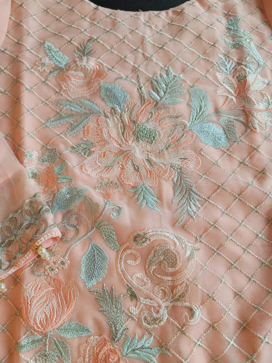 Pakistani Stitched Embroidery Party Wear Dresses Ready To Ship