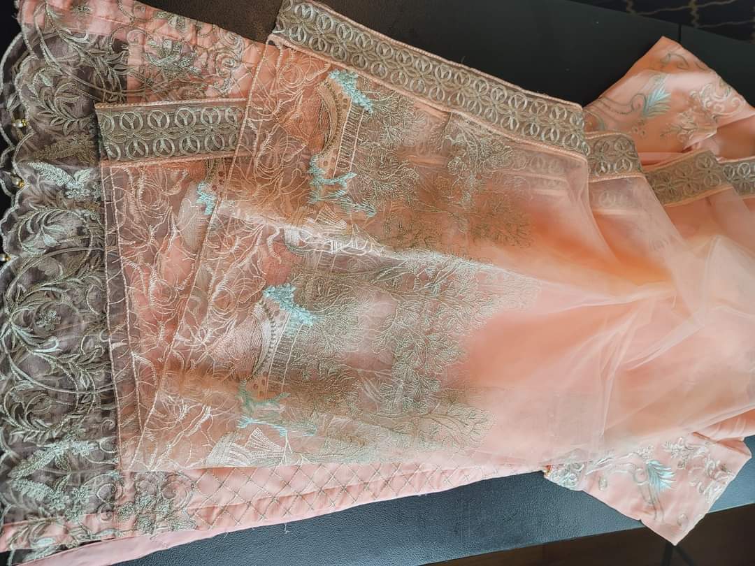 Pakistani Stitched Embroidery Party Wear Dresses Ready To Ship