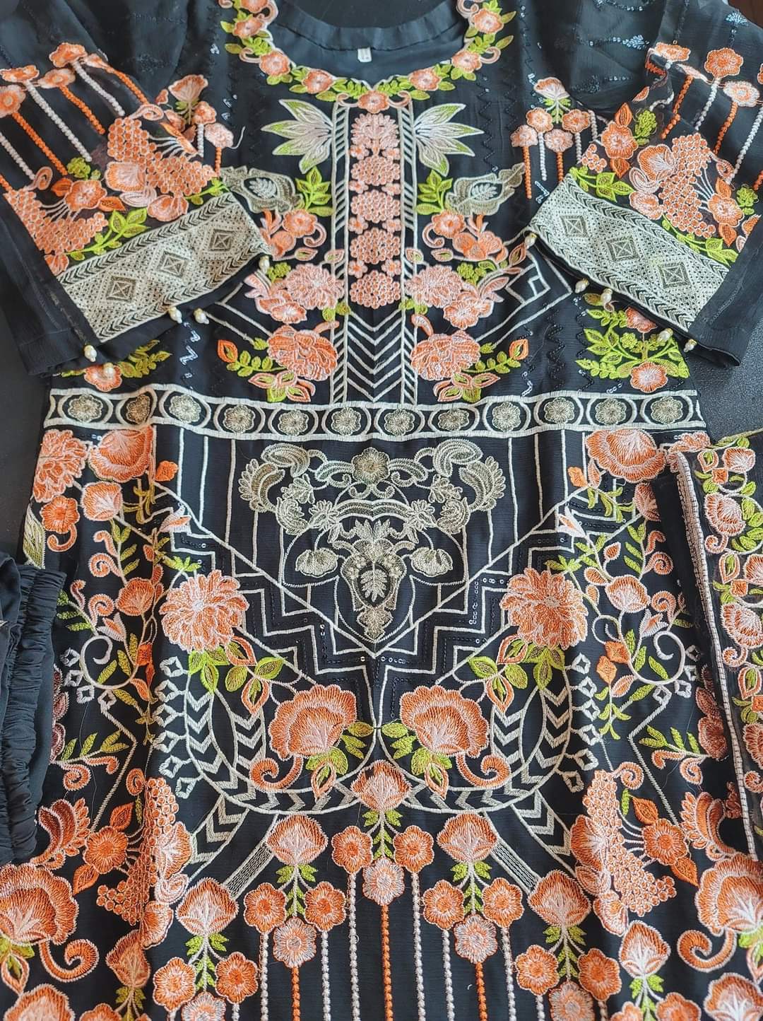 Pakistani Stitched Embroidery Party Wear Dresses Ready To Ship