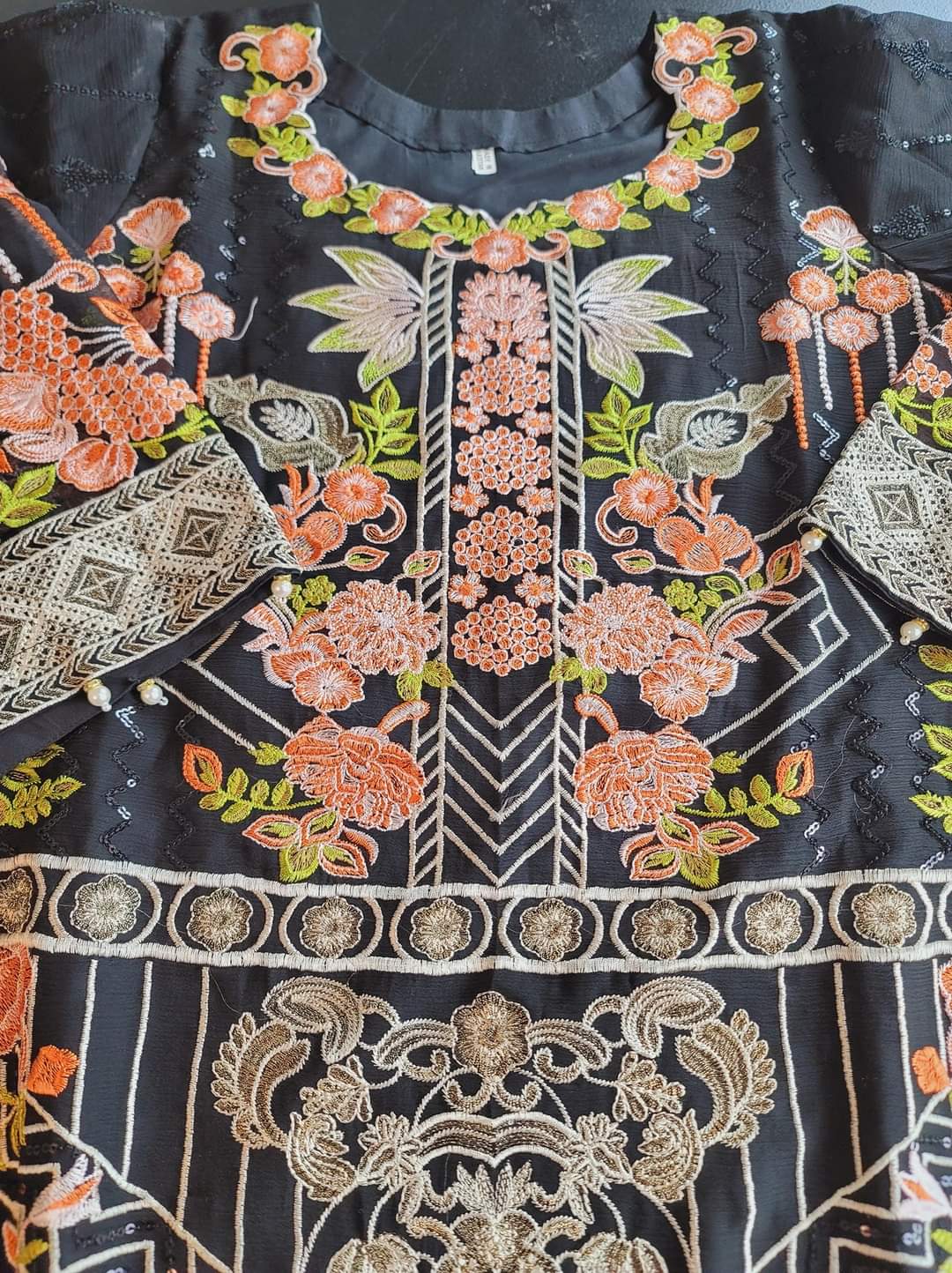 Pakistani Stitched Embroidery Party Wear Dresses Ready To Ship