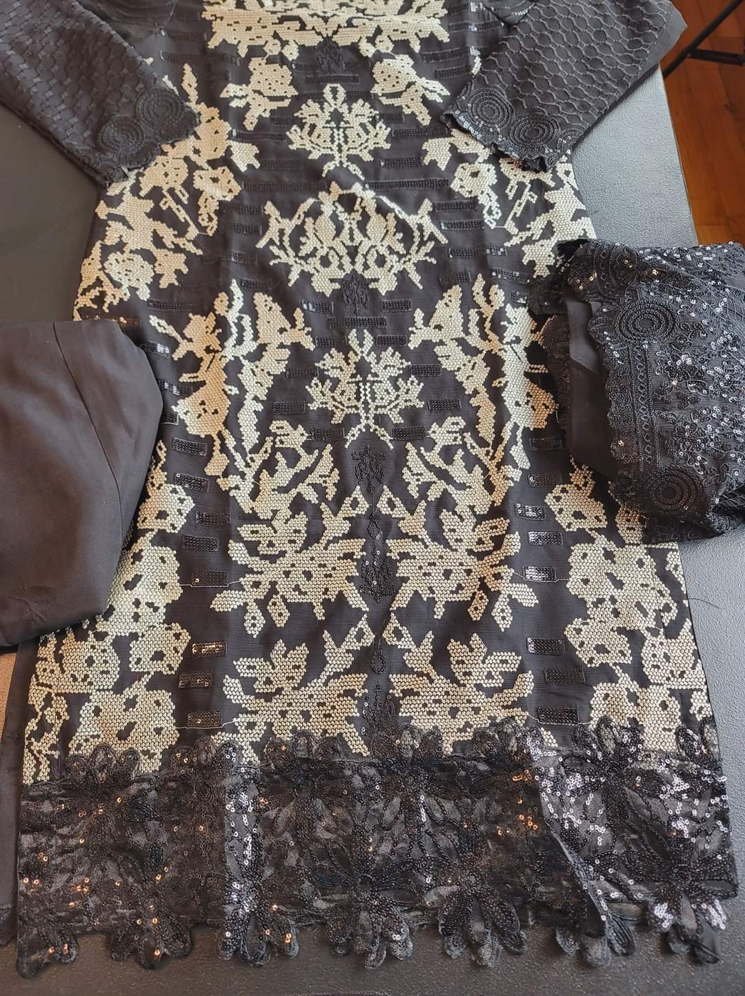 Pakistani Stitched Embroidery Party Wear Dresses Ready To Ship