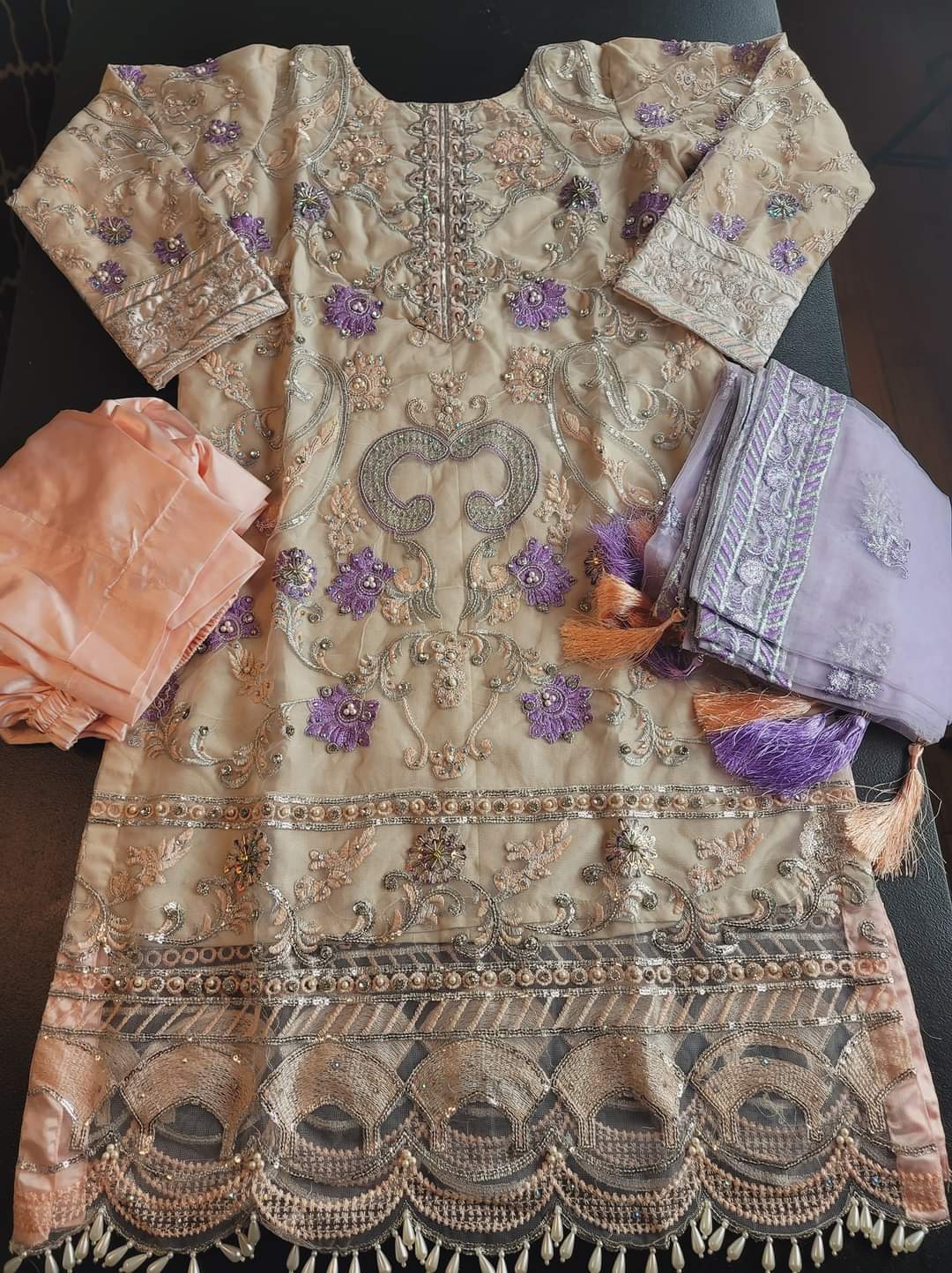 Pakistani Stitched Embroidery Party Wear Dresses Ready To Ship