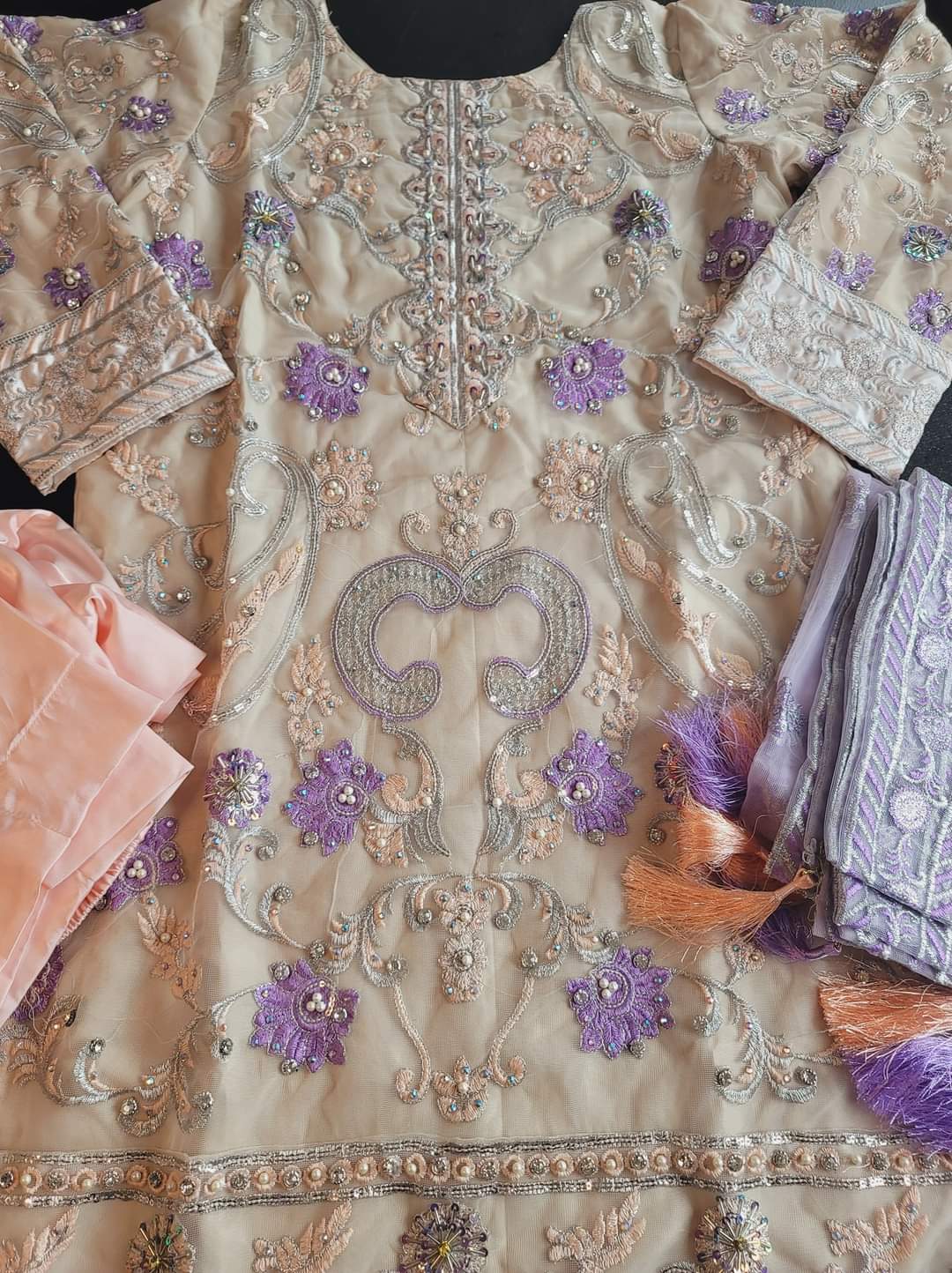 Pakistani Stitched Embroidery Party Wear Dresses Ready To Ship