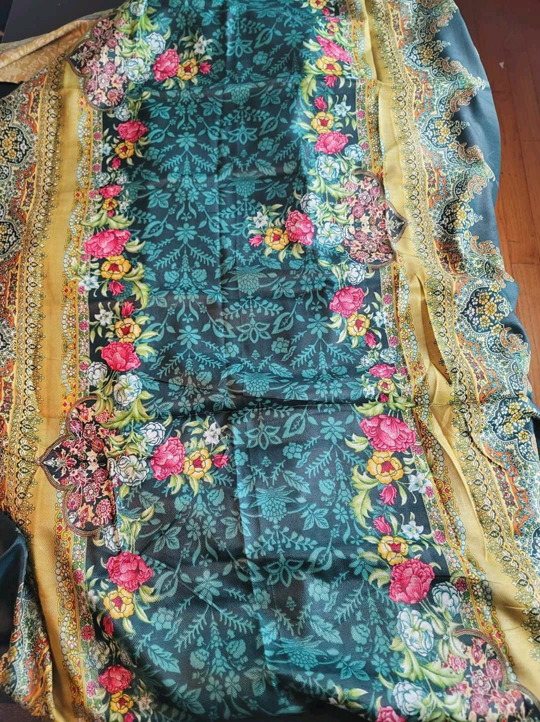 Pakistani Linen Embroidered Salwar kameez Ready To Ship