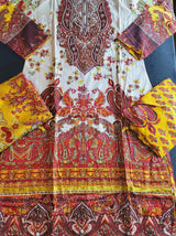 Pakistani Linen Embroidered Salwar kameez Ready To Ship