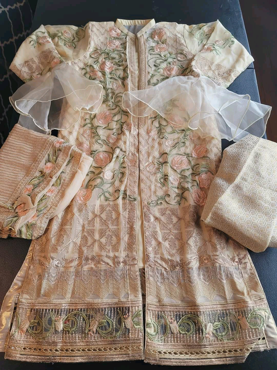 Pakistani Stitched Embroidery Party Wear Dresses Ready To Ship