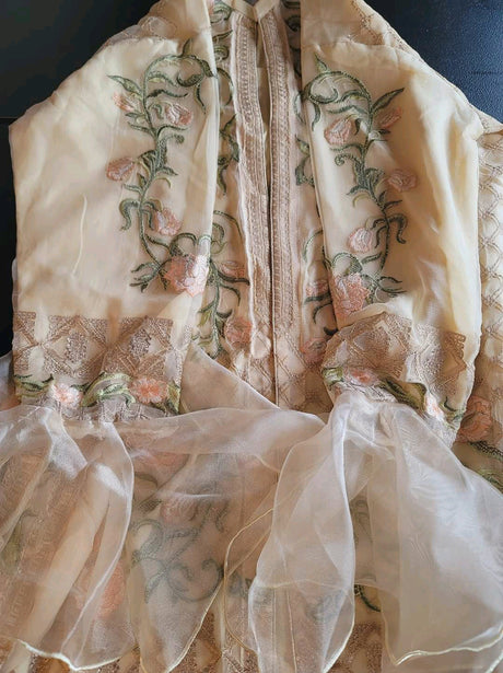 Pakistani Stitched Embroidery Party Wear Dresses Ready To Ship