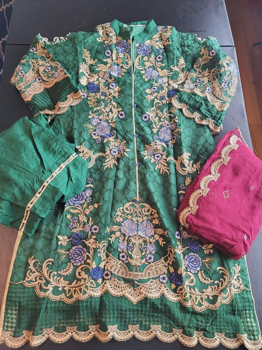 Pakistani Stitched Embroidery Party Wear Dresses Ready To Ship