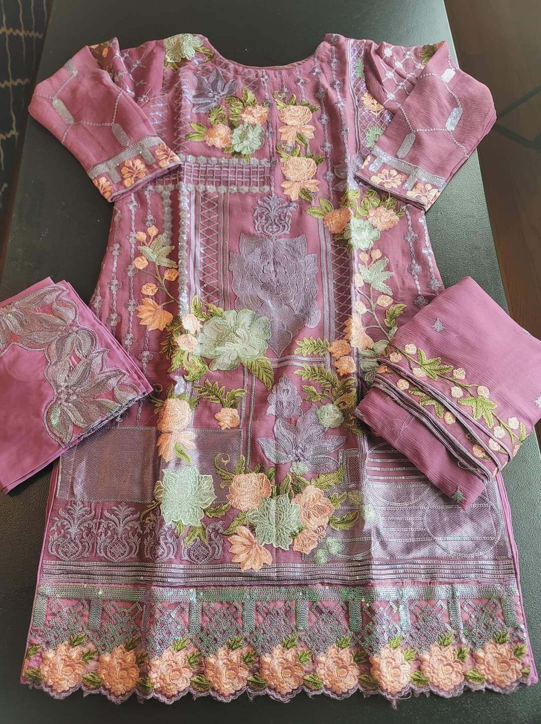 Pakistani Stitched Embroidery Party Wear Dresses Ready To Ship