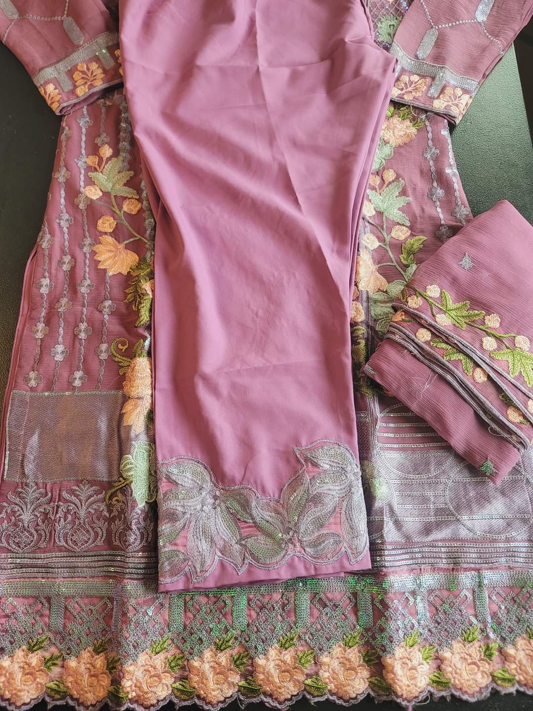 Pakistani Stitched Embroidery Party Wear Dresses Ready To Ship