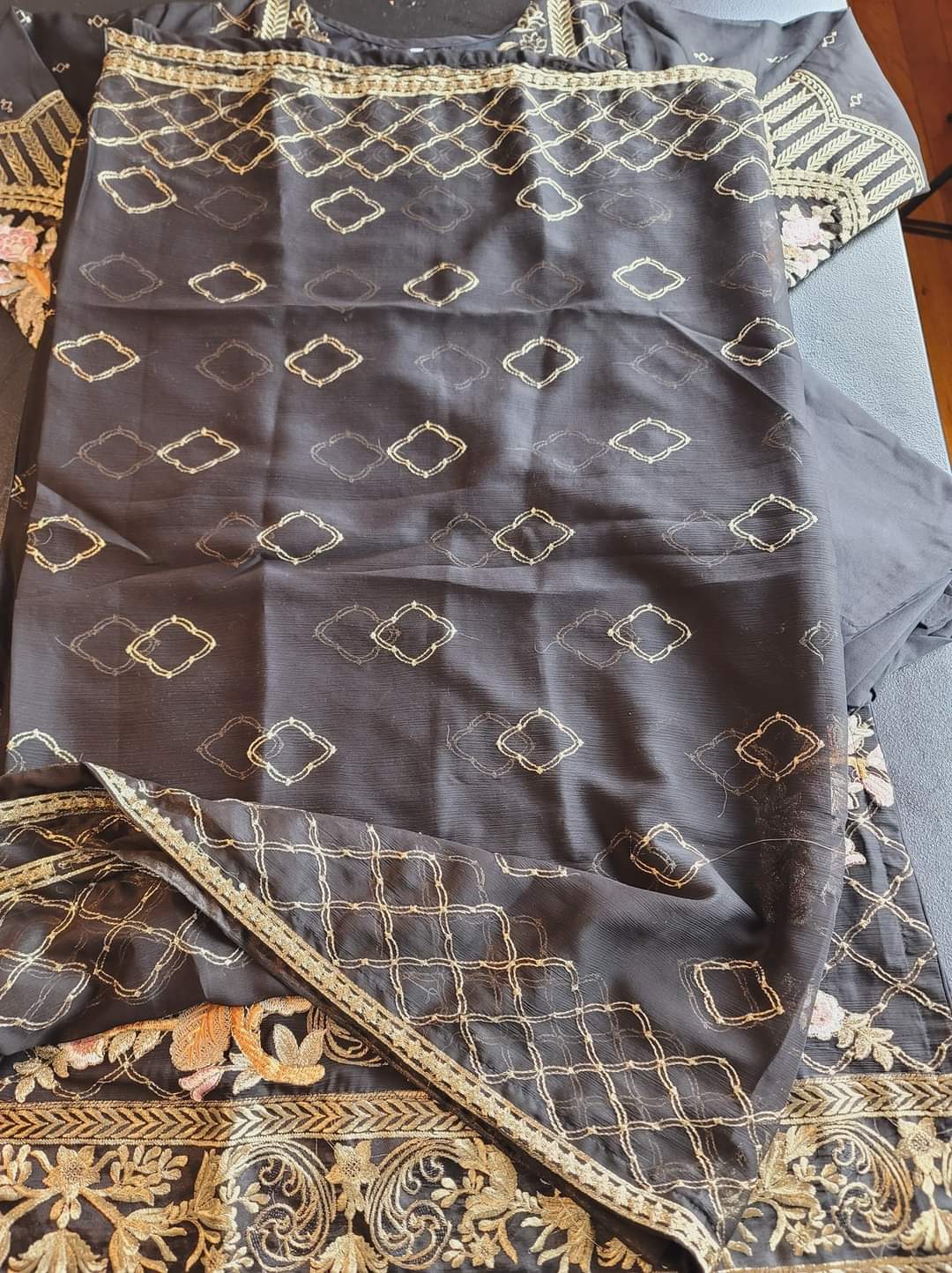 Pakistani Stitched Embroidery Party Wear Dresses Ready To Ship