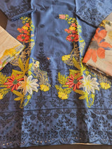 Pakistani Stitched Embroidery Lawn Suit Ready To Ship