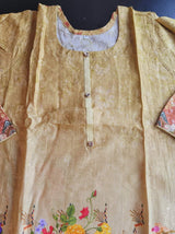 Pakistani Linen Chickenkari Embroidered Salwar kameez Ready To Ship