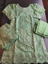 Pakistani Stitched Embroidery Party Wear Dresses Ready To Ship