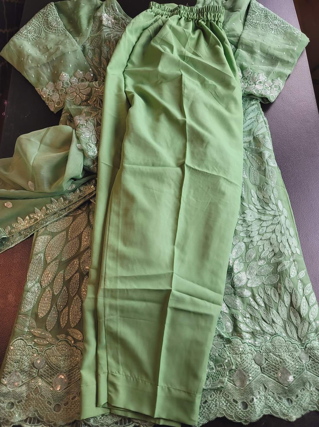 Pakistani Stitched Embroidery Party Wear Dresses Ready To Ship