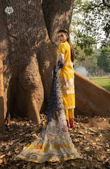 Mishaal Lawn Embroidered Collection by Guljee-100% Original Guaranteed