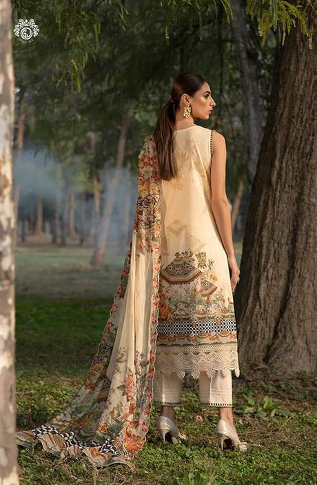 Mishaal Lawn Embroidered Collection by Guljee-100% Original Guaranteed